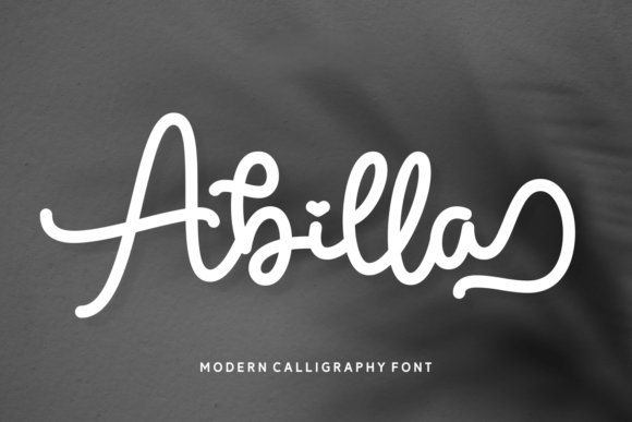 Abilla: A Script Font for Modern Web Design
