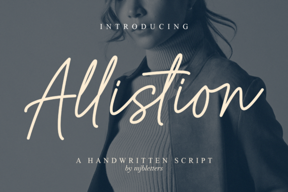 Allistion: A Script Font That Elevates Digital Branding