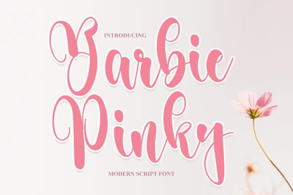 Barbie Pinky: A Script Font for Digital Branding and Web Design