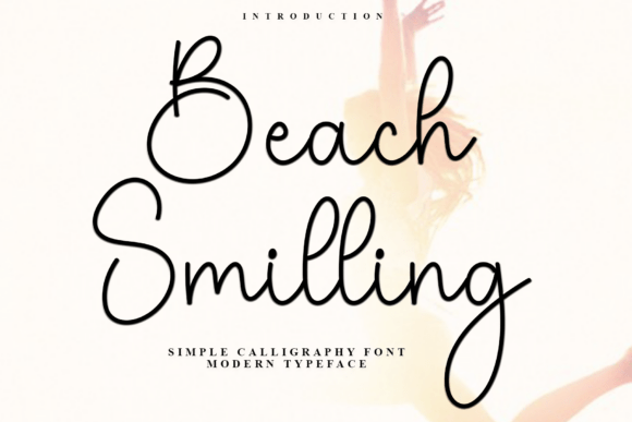 Beach Smilling: A Playful Script Font for Web Design