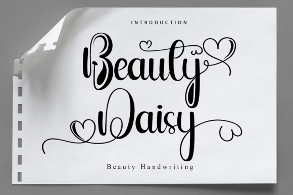 Beauty Daisy: A Script Font That Adds Sophistication to Branding