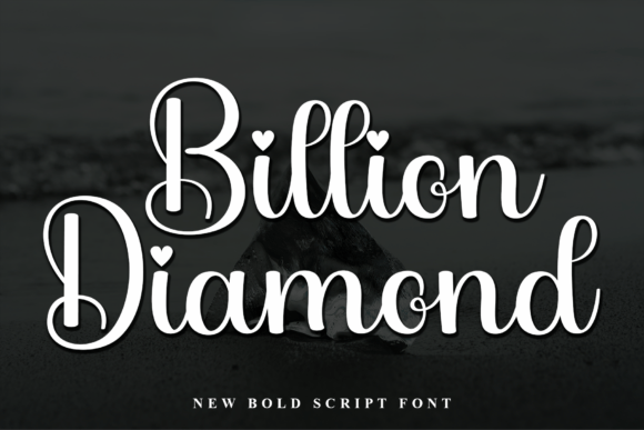 Billion Diamond Font: A Script Amp for Editorial Design