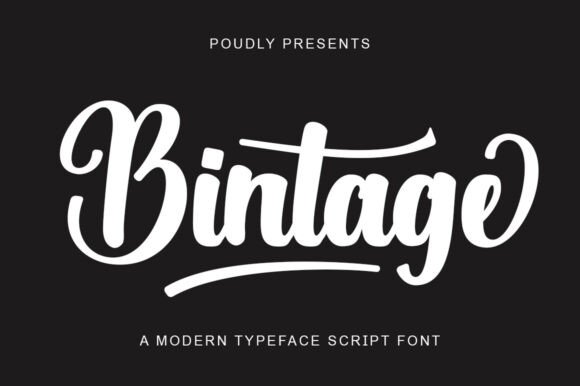 Bintage: A Versatile Script Font for Web Design