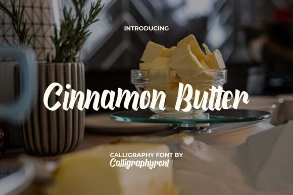 Cinnamon Butter Font for Web Design