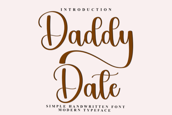 Daddy Date: A Script Font for Modern Branding and Digital Creativity