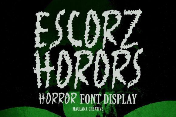 Escorz Horors: A Spooky Script Font for Bold Branding