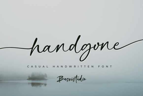 Handgone: A Handwritten Font for Warm, Authentic Craft Projects