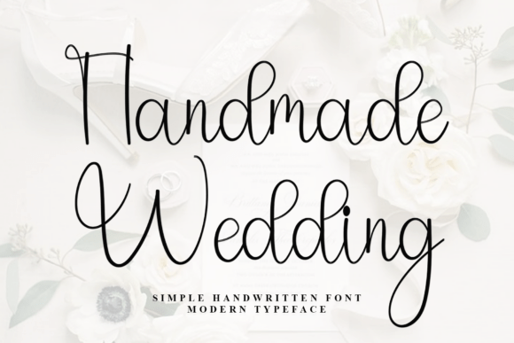 Handmade Wedding: A Script Font for Editorial Elegance
