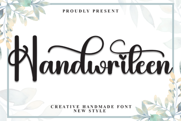 Handwriteen: A Font That Breathes Life Into Your Craft
