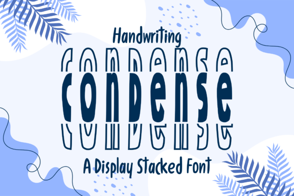 Handwriting Condense Stacked: A Font for Handmade Creativity
