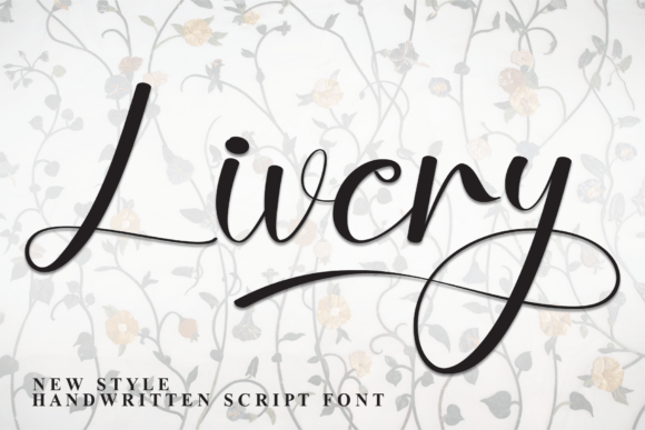 Livery: A Script Font for Editorial Elegance