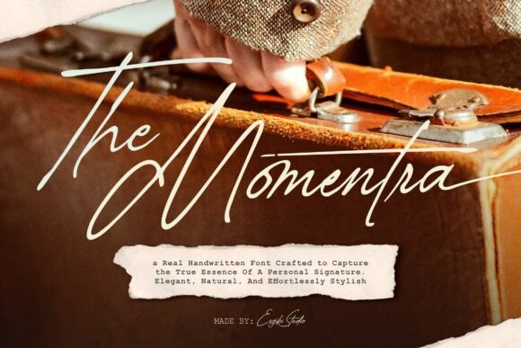 Momentra: The Script Font That Elevates Your Brand