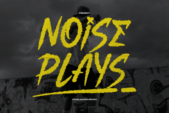 Noise Plays: A Bold Typeface for Editorial Expression